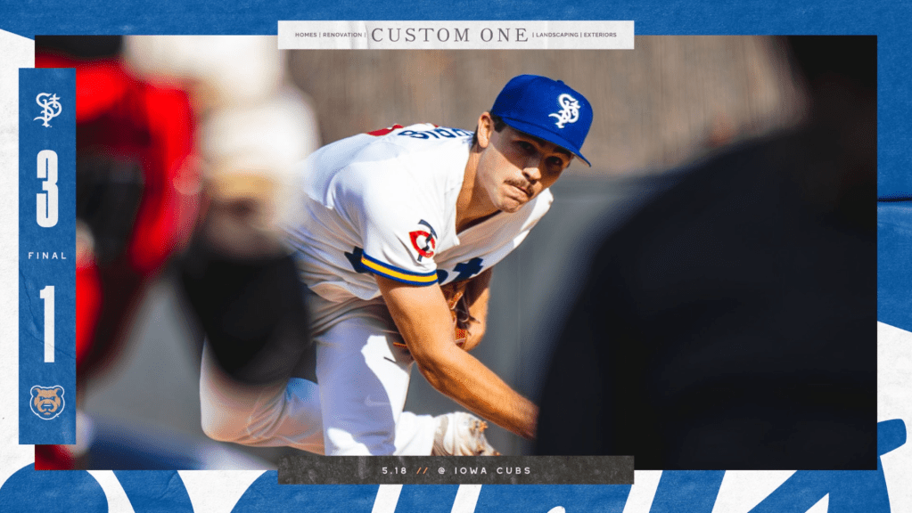 Andrew Dominates Pitching 5 Shutout Innings and Striking Out 8 Iowa Cubs:&nbsp;5/18/25